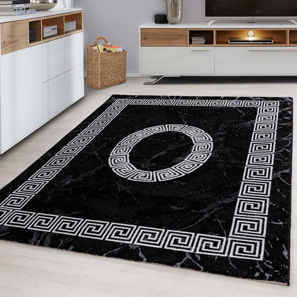 Ayyildiz , Kusový koberec Plus 8009 black, 80x150, čierna, chodba / predsieň
