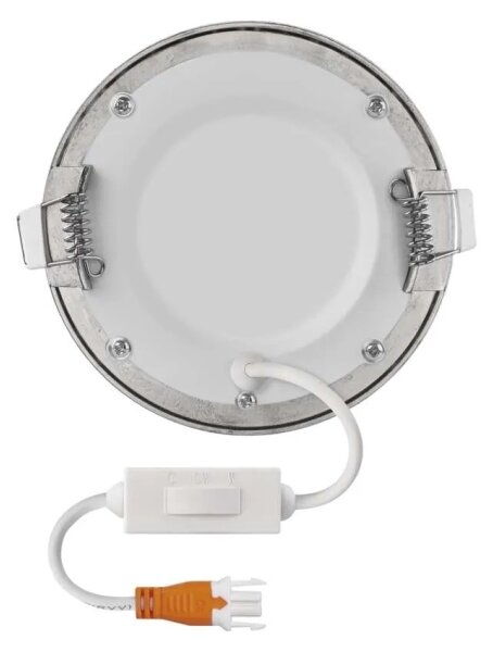 LED podhľadové svietidlo NEXXO LED/7W/230V 3000/3500/4000K strieborné pr. 12 cm