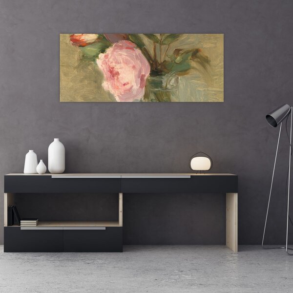 Obraz - Berthe Morisot, Peonies, reprodukcia (120x50 cm)