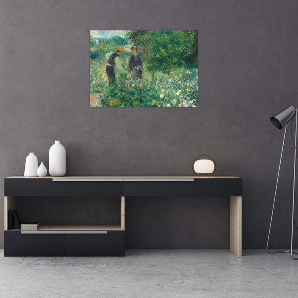 Obraz - Auguste Renoir, Picking Flowers, reprodukcia (70x50 cm)