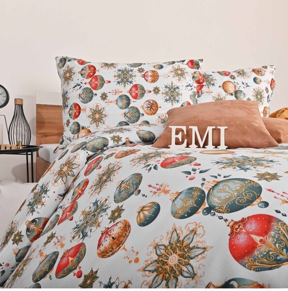 Vianočné bavlnené obliečky Magic EMI, Štandardný set jednolôžko obsahuje 1x 140x200 + 1x 70x90