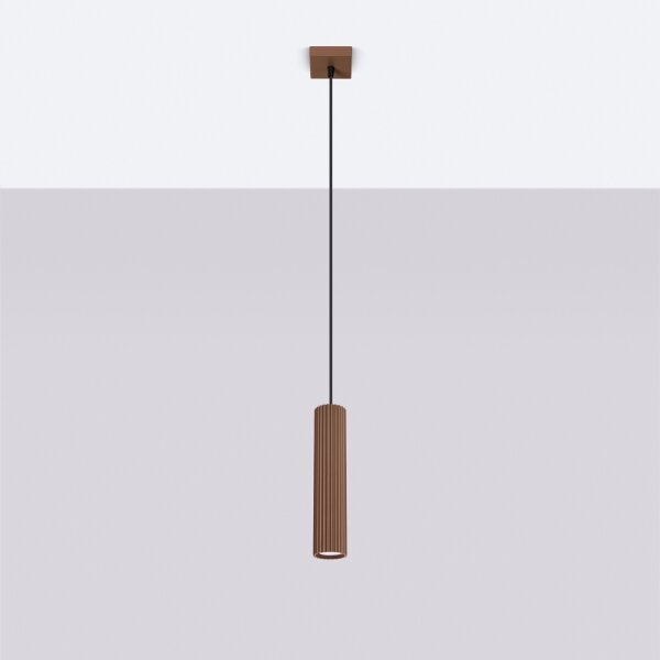 Brilagi - LED luster na lanku CRESTO 1xGU10/10W/230V hnedý