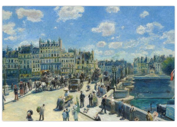 Obraz - Auguste Renoir, Pont Neuf, Paris, reprodukcia (90x60 cm)
