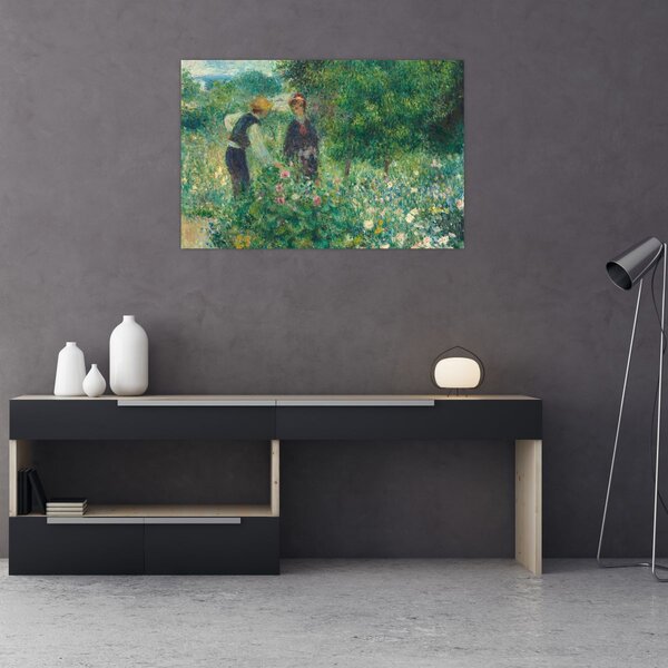 Obraz - Auguste Renoir, Picking Flowers, reprodukcia (90x60 cm)