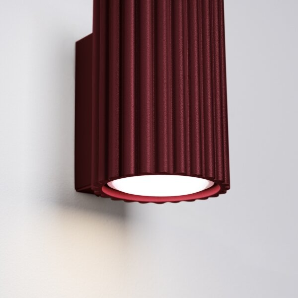 Brilagi - LED nástenné svietidlo CRESTO 1xGU10/10W/230V 10 cm bordové