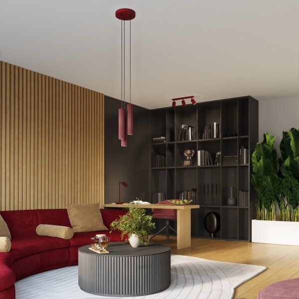 Brilagi - LED nástenné bodové svietidlo CRESTO 1xGU10/10W/230V bordová