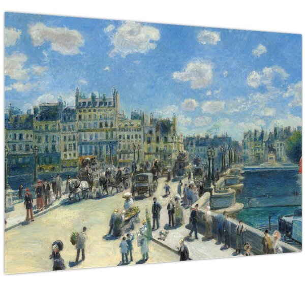 Obraz - Auguste Renoir, Pont Neuf, Paris, reprodukcia (70x50 cm)