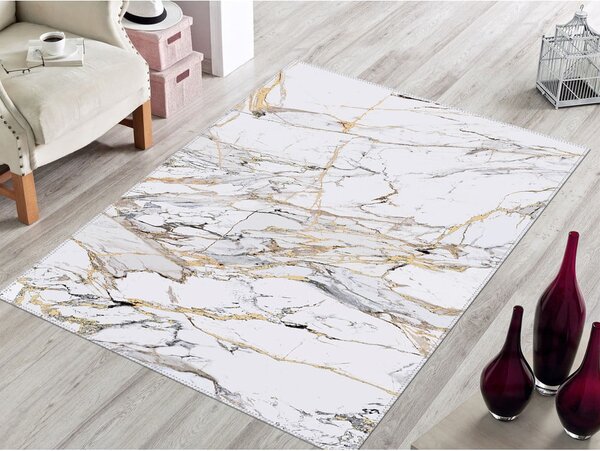 Sivý koberec Vitaus Ivy, 50 x 80 cm