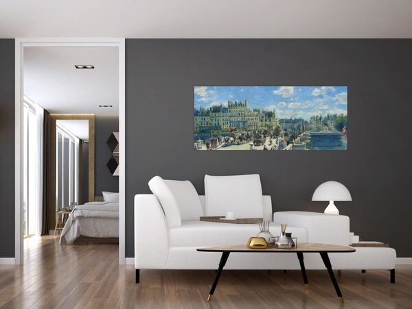 Obraz - Auguste Renoir, Pont Neuf, Paris, reprodukcia (120x50 cm)
