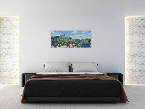 Obraz - Auguste Renoir, Pont Neuf, Paris, reprodukcia (120x50 cm)