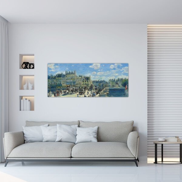 Obraz - Auguste Renoir, Pont Neuf, Paris, reprodukcia (120x50 cm)