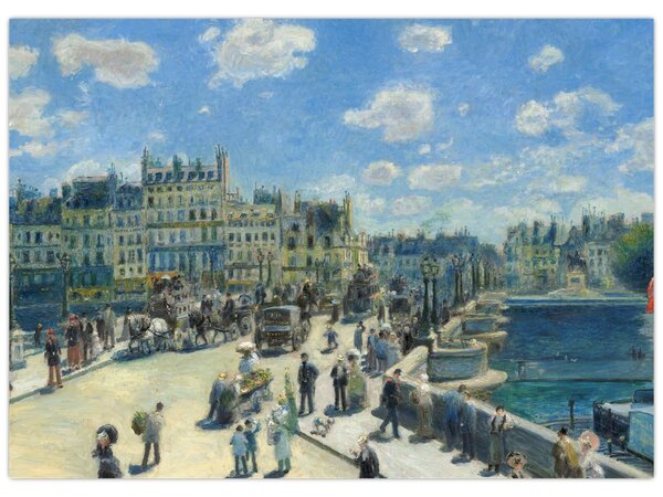 Obraz - Auguste Renoir, Pont Neuf, Paris, reprodukcia (70x50 cm)