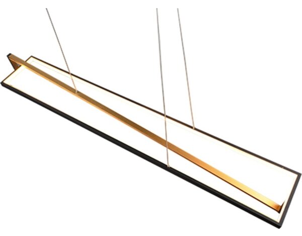 Trio - LED stmievateľný luster na lane EDGE LED/35W/230V 2300/3000/4000K čierna