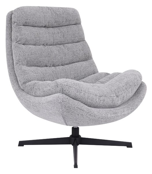 Otočné relaxačné Kreslo Calvio, šedá