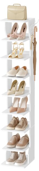 REGÁL NA TOPÁNKY, biela, 26,4/147/30 cm Boxxx - Online Only drobný nábytok, Online Only