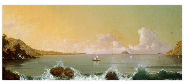 Obraz - Martin Johnson Heade, Rio de Janeiro Bay, reprodukcia (120x50 cm)
