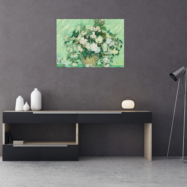 Obraz - Vincent van Gogh, Roses, reprodukcia (70x50 cm)