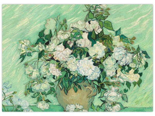 Obraz - Vincent van Gogh, Roses, reprodukcia (70x50 cm)