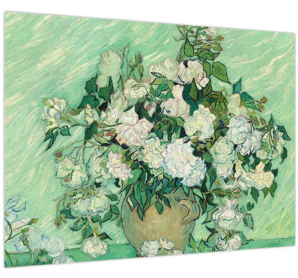 Obraz - Vincent van Gogh, Roses, reprodukcia (70x50 cm)