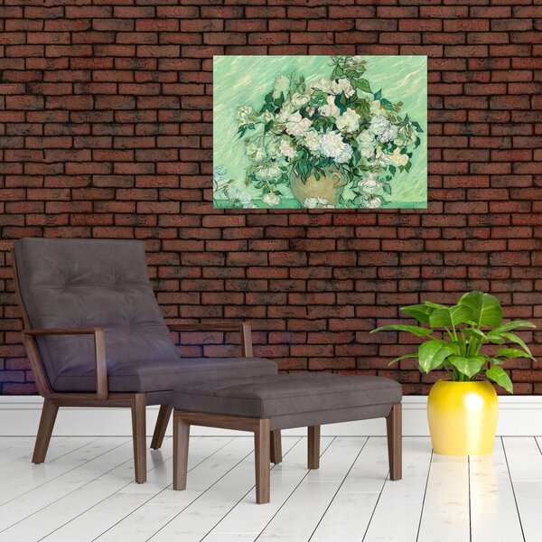 Obraz - Vincent van Gogh, Roses, reprodukcia (70x50 cm)