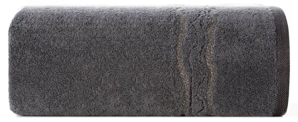 BAVLNENÝ UTERÁK KARIN 50X90 CM TMAVOSIVÁ