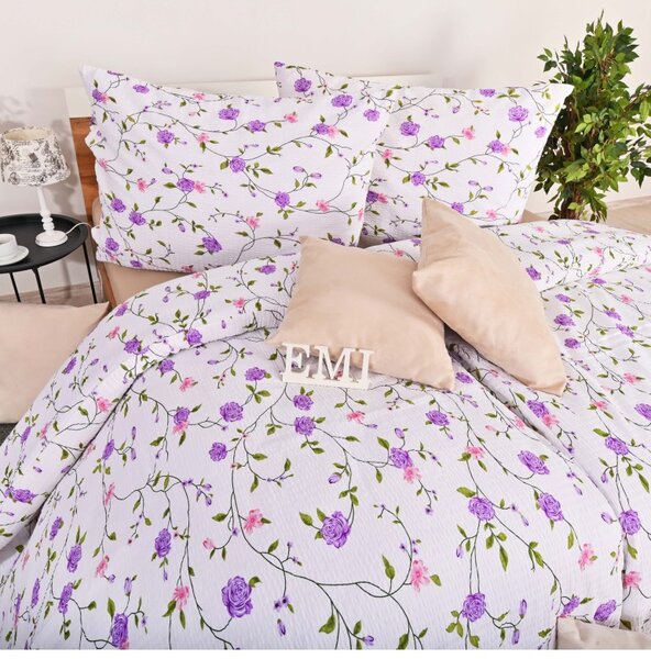 Obliečky krepové Danna EMI, Štandardný set jednolôžko obsahuje 1x 140x200 + 1x 70x90