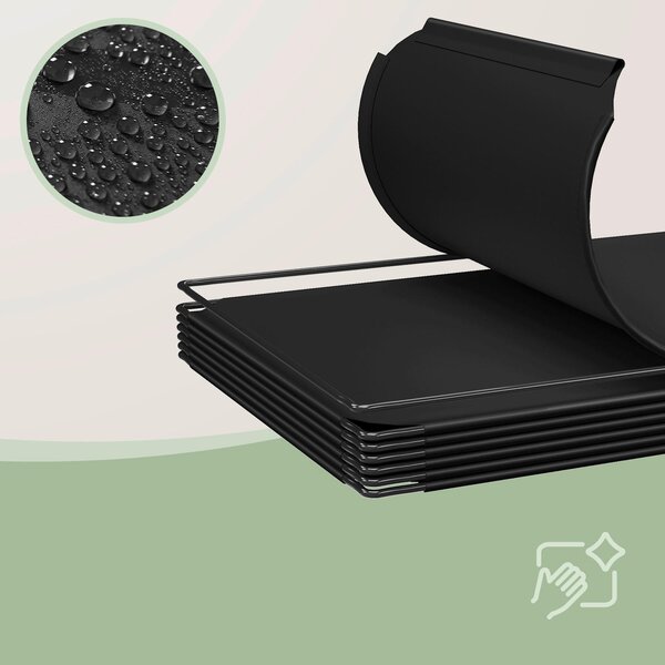 REGÁL NA TOPÁNKY, čierna, 123/123/31 cm Boxxx - Online Only drobný nábytok, Online Only