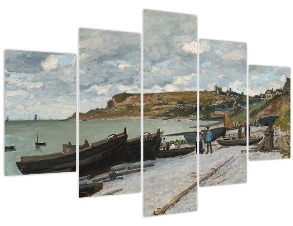 Obraz - Claude Monet, Sainte Adresse, reprodukcia (150x105 cm)