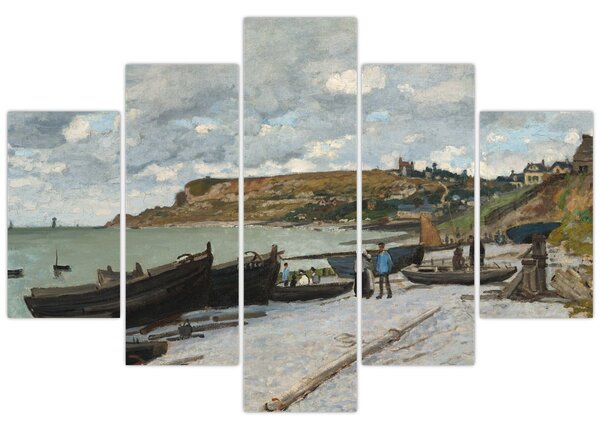 Obraz - Claude Monet, Sainte Adresse, reprodukcia (150x105 cm)