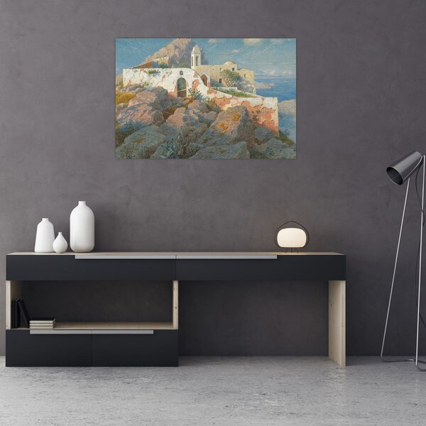 Obraz - William Stanley Haseltine, Santa Maria a Cetrella, Anacapri, reprodukcia (90x60 cm)