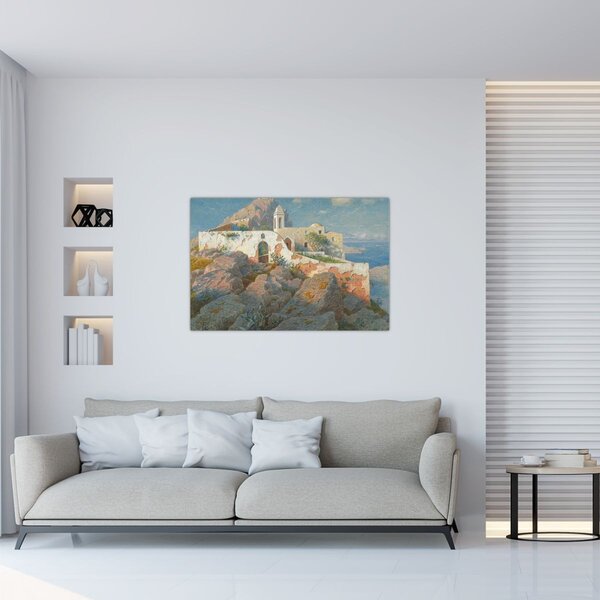 Obraz - William Stanley Haseltine, Santa Maria a Cetrella, Anacapri, reprodukcia (90x60 cm)