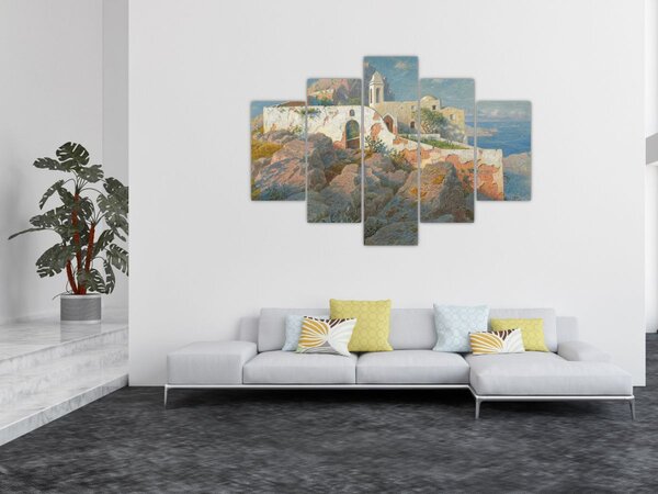 Obraz - William Stanley Haseltine, Santa Maria a Cetrella, Anacapri, reprodukcia (150x105 cm)