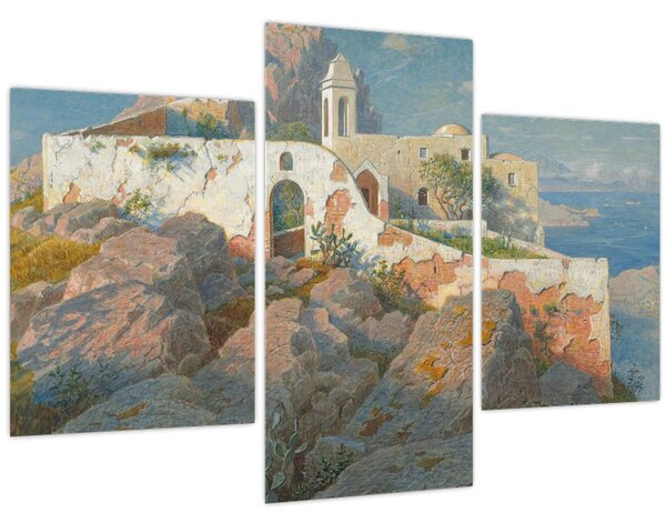 Obraz - William Stanley Haseltine, Santa Maria a Cetrella, Anacapri, reprodukcia (90x60 cm)