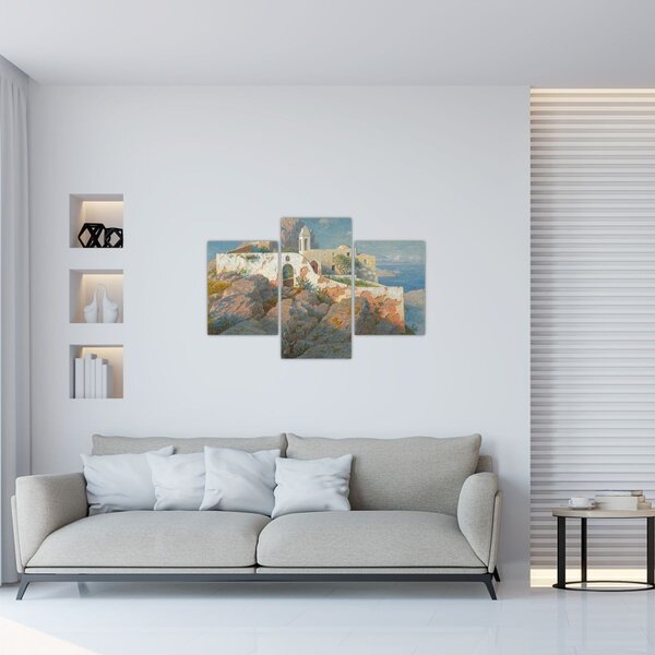 Obraz - William Stanley Haseltine, Santa Maria a Cetrella, Anacapri, reprodukcia (90x60 cm)