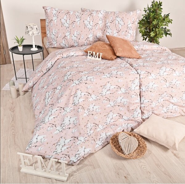 Obliečky bavlnené Swan EMI, Štandardný set jednolôžko obsahuje 1x 140x200 + 1x 70x90