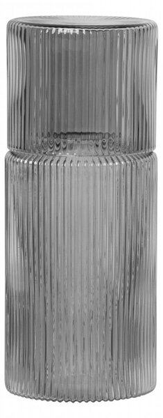 Karafa s pohárom Ripple Smoked grey 500 ml