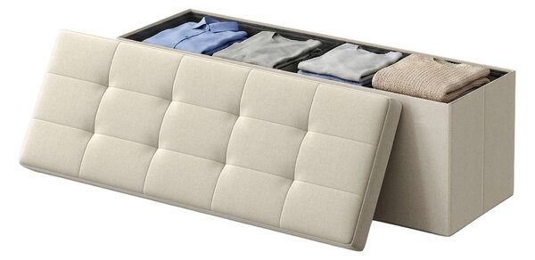 ÚLOŽNÝ BOX NA SEDENIE, textil, kompozitné drevo, 110/38/38 cm Boxxx - Kreslá, Online Only