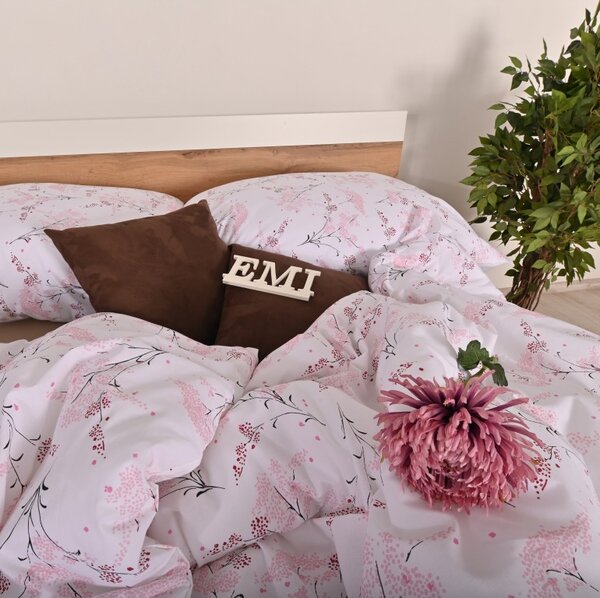 Obliečky bavlnené Sakura EMI, Štandardný set jednolôžko obsahuje 1x 140x200 + 1x 70x90