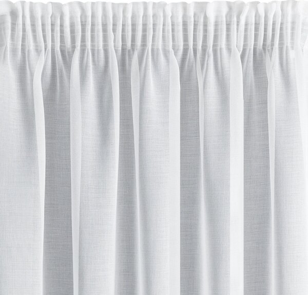 ZÁCLONA NA PÁSKE LANA 350X150 CM BIELA