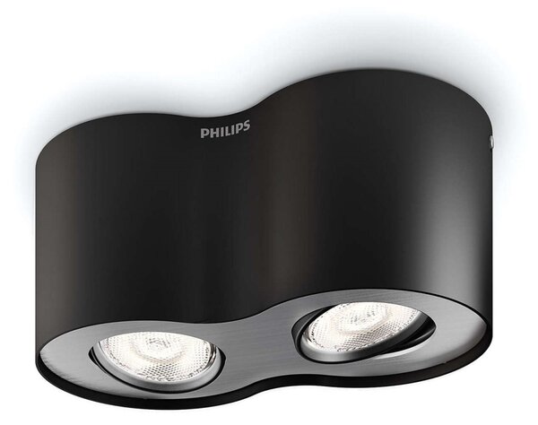 Philips Philips 53302/30/16 - LED Stmievateľné bodové svietidlo PHASE 2xLED/4,5W/230V P1116 + záruka 5 rokov zadarmo