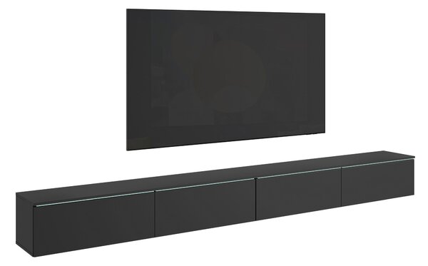 NÍZKA KOMODA, čierna, 300/32/33 cm P & B - Komody, Online Only