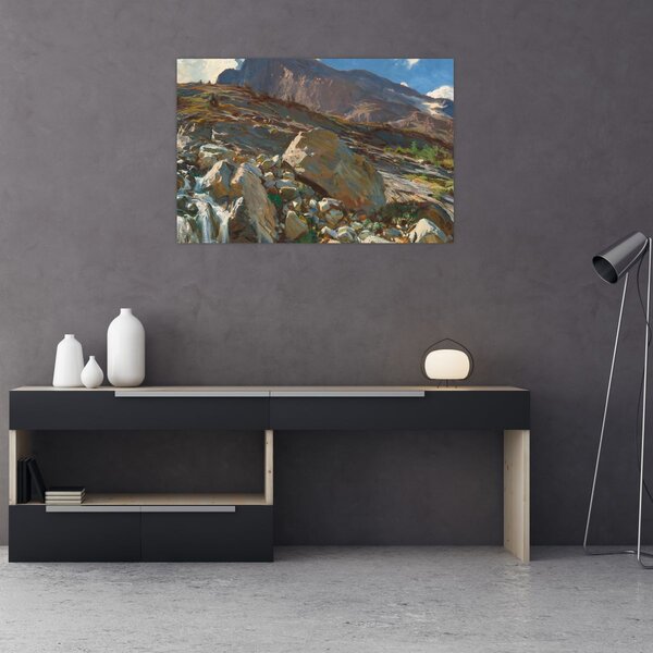Obraz - John Singer Sargent, Simplon Pass, reprodukcia (90x60 cm)
