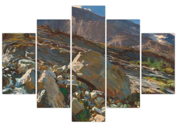 Obraz - John Singer Sargent, Simplon Pass, reprodukcia (150x105 cm)