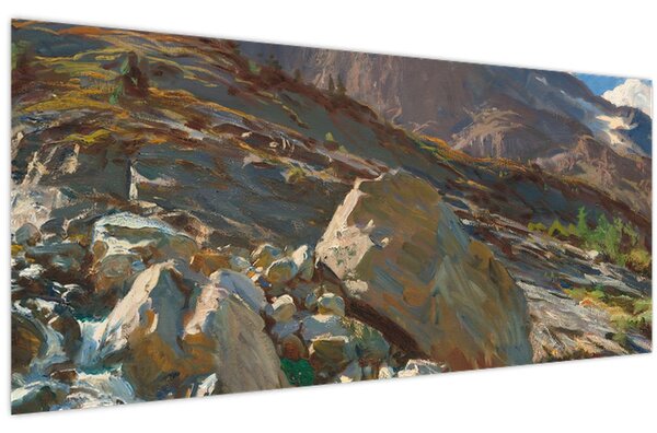 Obraz - John Singer Sargent, Simplon Pass, reprodukcia (120x50 cm)