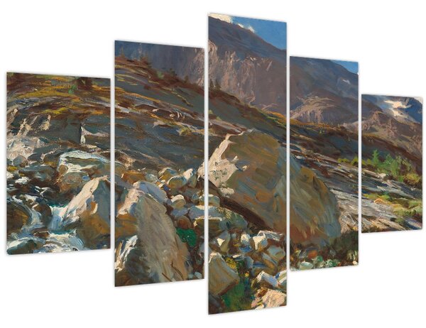 Obraz - John Singer Sargent, Simplon Pass, reprodukcia (150x105 cm)
