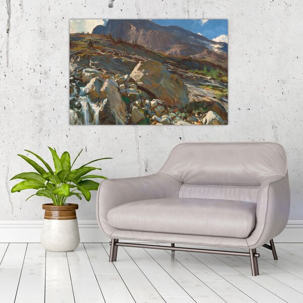 Obraz - John Singer Sargent, Simplon Pass, reprodukcia (90x60 cm)
