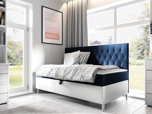 Mirjan24 Kontinentálna posteľ Junior Gerdise 2, Rozmer postele: 80x200, Dostupné poťahy: ekokoža Soft 017 (biela) + Fresh 04 5903211192944