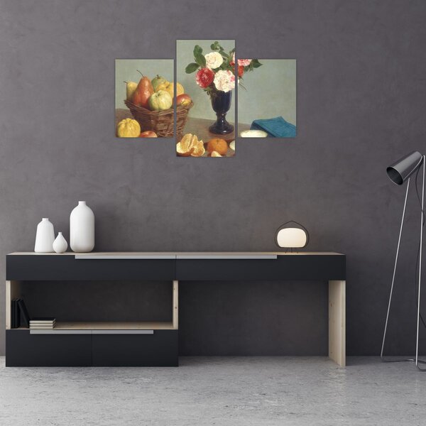 Obraz - Henri Fantin-Latour, Still Life, reprodukcia (90x60 cm)
