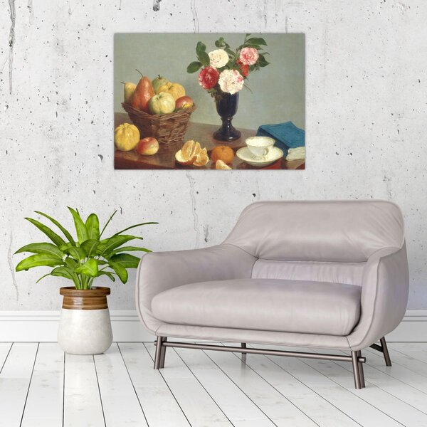 Obraz - Henri Fantin-Latour, Still Life, reprodukcia (70x50 cm)