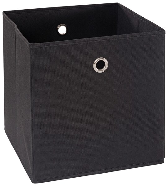 SKLADACÍ BOX, kov, textil, kartón, 32/32/32 cm Carryhome - Úložné boxy & dekoračné boxy